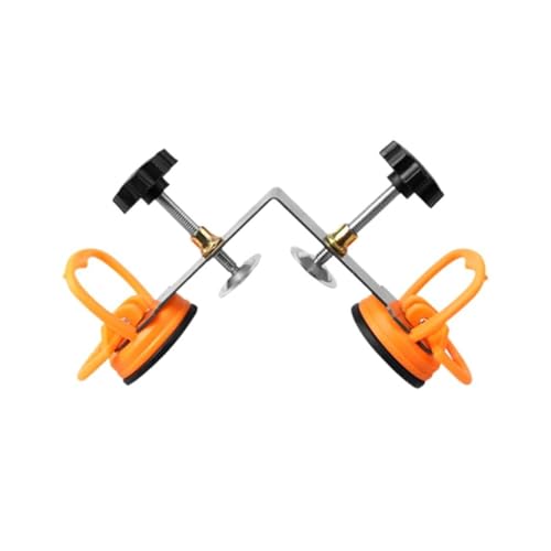 90-Grad-Arbeitsplatten-Nahtsetzer, rechtwinkliges Steinsetzer-Installationswerkzeug mit Saugnäpfen, Nahtverbindung for Granitglas Für Nivellieren von Nahtverbindungen(Double suction cups) von YXZKJZJ