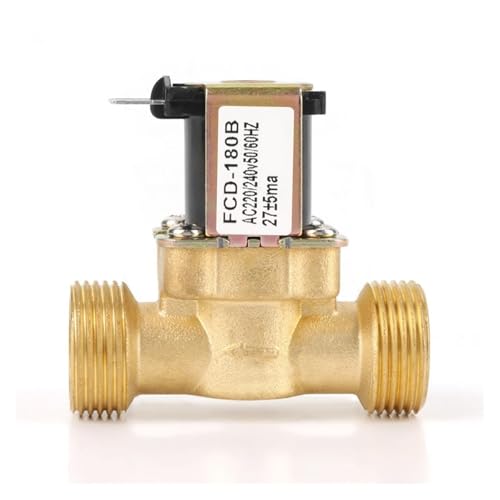 AC G1/2 G3/4 Normales geschlossenes elektrisches Magnetmagnetventil for den Wassersteuereinlass Geeignet für kleine Räume(G1-2 Type2) von YXZKJZJ