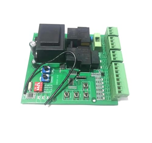 AC Schiebetoröffner-Steuerplatine Platte Schiebetürmotor-Bedienfeld Automatischer Tortür-Controller(Board 4 keyfobs) von YXZKJZJ
