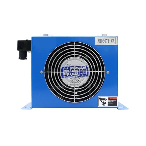 AH0607T-CA 40L/min Durchflusskühler-Ölkühlungs-Wärmetauscher Kühlerölkühler-Plattenstift-Wärmetauscher for Hydrauliksystem Mehrere Anwendungsszenarien(AC110) von YXZKJZJ