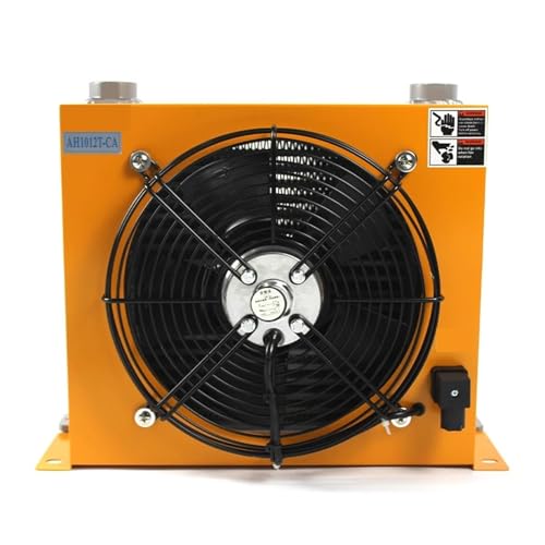 AH1012T-CA 100 l/min Durchflusskühler, Ölkühlung, Wärmetauscher, Kühler, Ölkühler, Plattenstift-Wärmetauscher for Hydrauliksystem Mehrere Anwendungsszenarien(DC12V) von YXZKJZJ