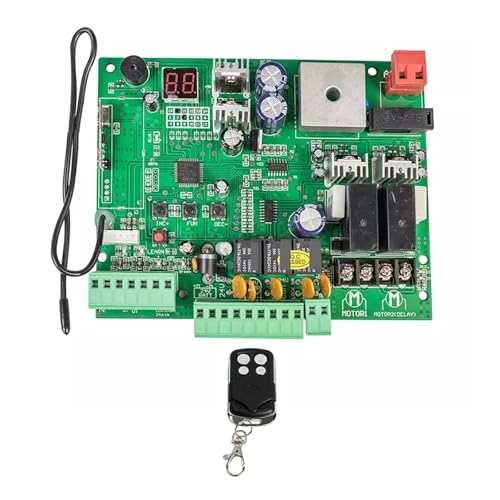 Ausgang DC12V 24V Swing Gate Control Board Verbinden Backup-Batterie oder Solaranlage mit Fernbedienung Menge optional(1 remote) von YXZKJZJ