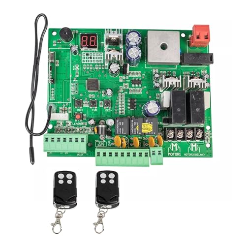 Ausgang DC12V 24V Swing Gate Control Board Verbinden Backup-Batterie oder Solaranlage mit Fernbedienung Menge optional(2 remotes) von YXZKJZJ