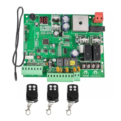 Ausgang DC12V 24V Swing Gate Control Board Verbinden Backup-Batterie oder Solaranlage mit Fernbedienung Menge optional(3 remotes) von YXZKJZJ