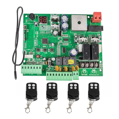Ausgang DC12V 24V Swing Gate Control Board Verbinden Backup-Batterie oder Solaranlage mit Fernbedienung Menge optional(4 remotes) von YXZKJZJ