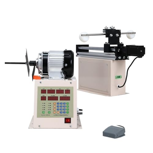 Automatische Spulenwickelmaschine, automatische Geschwindigkeit einstellbar, große Wickelmaschine, elektrische Wickelmaschine, Spule, programmierbar Breite Anwendung(SL-B35 350W) von YXZKJZJ