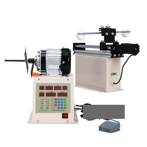 Automatische Spulenwickelmaschine, elektrisch, programmierbar, Zählspule aus Emailledraht, Rückwärtsdrehung, Transformator mit hohem Drehmoment Breite Anwendung(B350W) von YXZKJZJ
