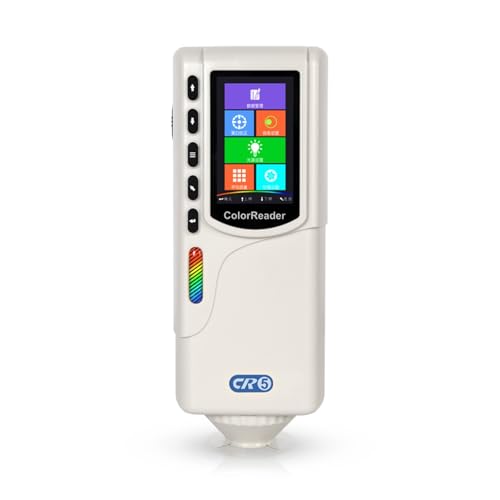 CR5 Digitales präzises Kolorimeter, Farbdifferenzmessgerät, Tester, Farbanalysator mit einem Durchmesser von 4 mm Farbdaten abrufen von YXZKJZJ