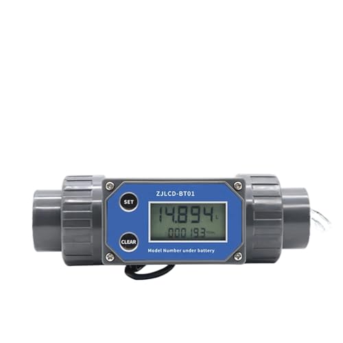 DN15-DN80 Digital Turbine Flow Meter Elektronische LCD Display Durchflussmesser PVC Rohr Flüssiges Wasser for Bauernhof Garten Bewässerung Werkzeuge Hohe Empfindlichkeit, hohe Genauigkeit(DN40) von YXZKJZJ