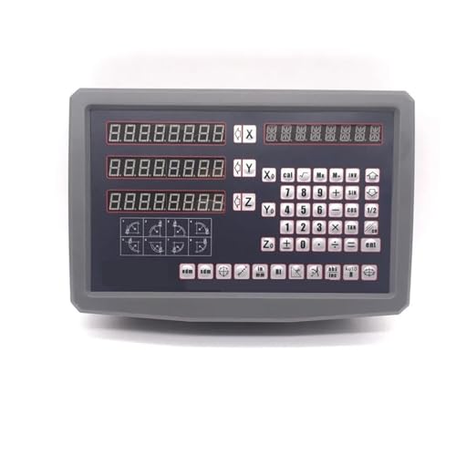 DRO-Kit for Fräsdrehmaschinen, 3-Achsen-DRO-Digitalanzeige und 3 hochpräzise optische lineare Glasmaßstäbe für Dreh- und Bohrmaschinen DRO-Kit for Fräsdrehmaschinen, 3-Achsen-DRO-Digitalanzeige und 3 hochpräzise optische lineare Glasmaßstäbe für Dreh- und Bohrmaschinen von YXZKJZJ