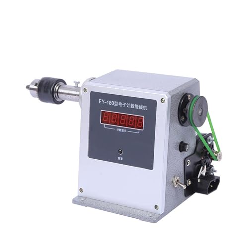 Digitalanzeige, kleine manuelle Flachdrahtmaschine, Fy-180 Fußmotor, elektrische Wickelmaschine, 0-9999 Zählbereich Breite Anwendung(0.6-6 collet) von YXZKJZJ