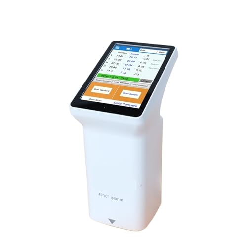 Digitales präzises Kolorimeter 45/0 Handkolorimeter Tragbares Farbmessgerät Präzisionskolorimeter for Papier Farbdaten abrufen von YXZKJZJ