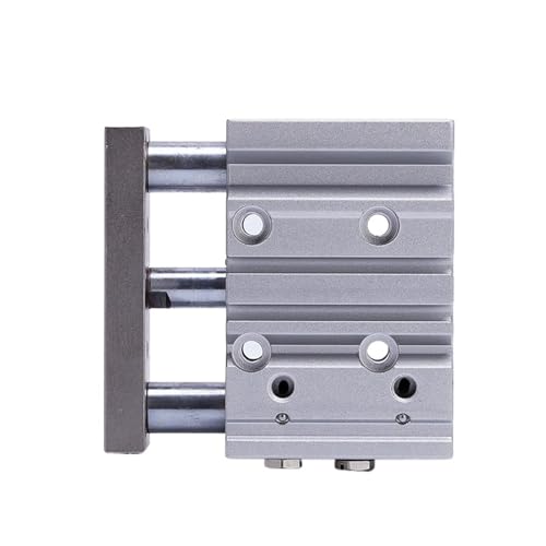 Doppelführungs-Luftzylinder 12-40D Dünner Pneumatikzylinder mit Führungsstange Dreiachsiger Hub 10-125 mm für Industriemaschinen(MGPM12,25mm Stroke) von YXZKJZJ