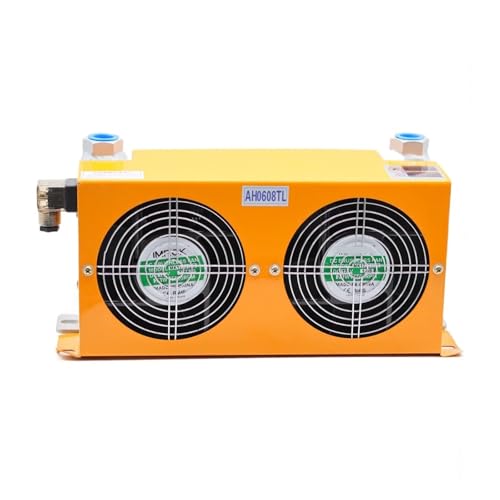 Doppelventilatoren 60L/MIN AH0608TL-CA Hydraulikölkühler for CNC-Maschinen-Industrieluftwärmetauscher Mehrere Anwendungsszenarien(DC12) von YXZKJZJ