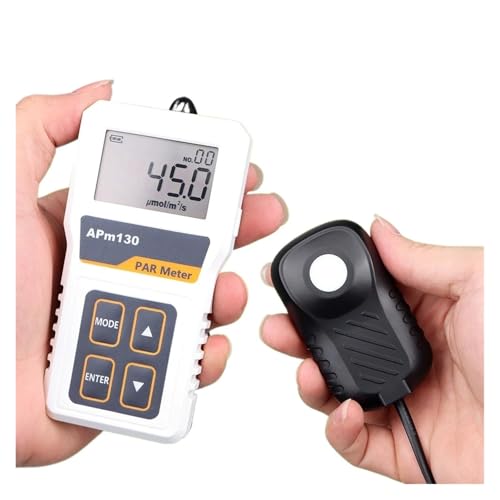 Geteilter digitaler Lichtenergiemesser, optischer Energiemesser, spektraler Beleuchtungsstärkemesser, Photometer PPFD for Gewächshäuser Messung der Beleuchtungsintensität und Helligkeit von YXZKJZJ