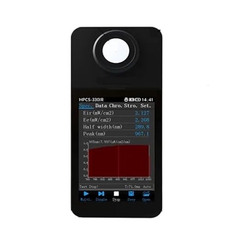HPCS-330IR Lichtspektrometer Infrarot-Lichtmesser 760-1100 nm Drahtlose Verbindung Messflexibilität von YXZKJZJ