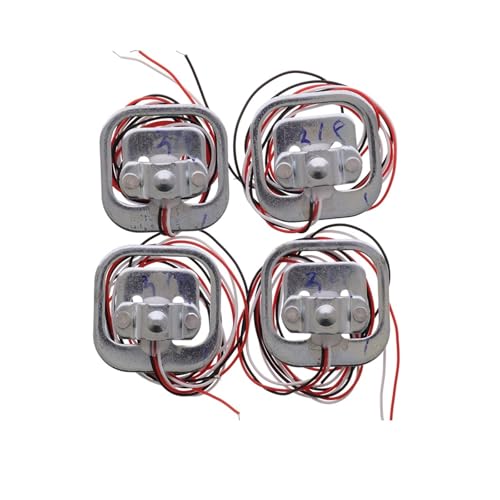 HX711 AD-Modul Körperwägezelle + 4 Stück 50 kg Menschenwaage Gewichtssensoren Messwerkzeuge Zug- und Druckkraft prüfen(4PCS Sensor) von YXZKJZJ