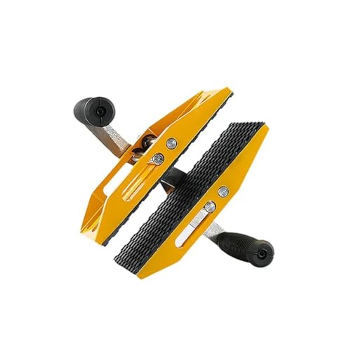 Hochleistungs-Zweihand-Trageklemme, Granitwerkzeuge, Glassteinplatten-Hebewerkzeug mit Gummi for Keramikmarmor, 350 kg Für Nivellieren von Nahtverbindungen(Yellow,1PCS) von YXZKJZJ