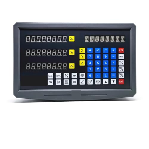 Hochpräzises 3-Achsen-DRO-Digitalanzeige-Kit for Drehmaschinen und Fräsmaschinen mit 3-teiligem 50-mm-1000-mm-Linearmaßstab-Encoder und optischem Gitterlineal für Dreh- und Bohrmaschinen(Complete kit) Hochpräzises 3-Achsen-DRO-Digitalanzeige-Kit for Drehmaschinen und Fräsmaschinen mit 3-teiligem 50-mm-1000-mm-Linearmaßstab-Encoder und optischem Gitterlineal für Dreh- und Bohrmaschinen(Complete kit) von YXZKJZJ