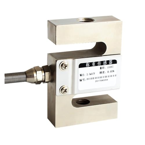 Hohe Kapazität Kompression Wägezelle Gewicht Sensor 2Ton 100kg 200kg 500kg S Typ Wiegesensor for Kleine Maßstab Zug- und Druckkraft prüfen(2KG) von YXZKJZJ