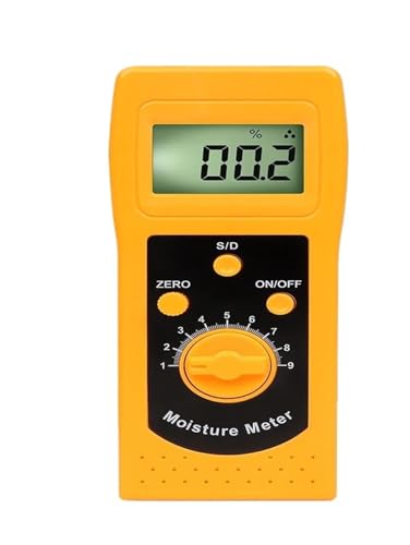 Holzfeuchtigkeitsmessrät Papierkarton Feuchtigkeitsmessrät Digitaler LCD-Bildschirm Beton Holzfeuchtigkeitsmessrät Fleisch Wasserhaltstester Sofortiges Lesen(DM300R) von YXZKJZJ