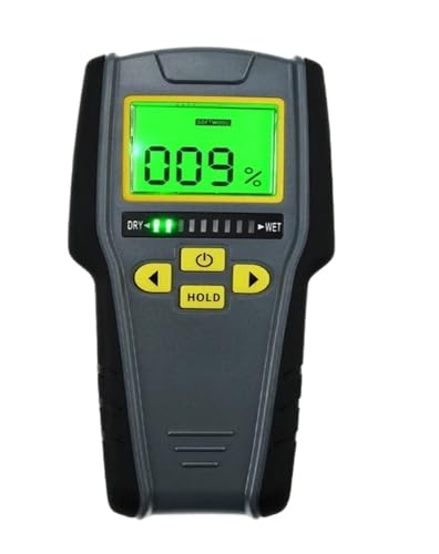 Hygrometer nes großes LCD-Display Holzfeuchtigkeitstester Digitaler Wandfeuchtigkeitsdetektor Holz Holzfeuchtigkeitsmessrät Nicht-invasiv Sofortiges Lesen von YXZKJZJ