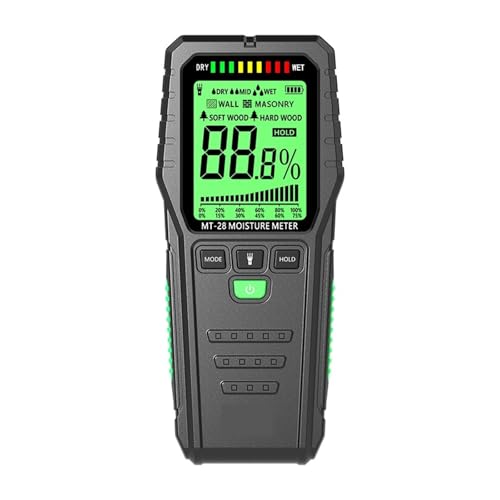 Induktive Holz Feuchtigkeit Meter Digital Elektrische Tester Mess Werkzeug LCD Display Ectromagnetische Welle Holz Hygrometer Sofortiges Lesen von YXZKJZJ