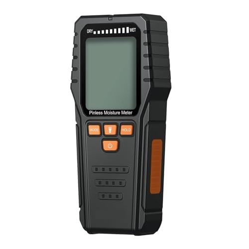 Pinless Feuchtigkeit Meter Detektor Holz Feuchtigkeit Meter Mit LCD Hintergrundbeleuchtung to Power-off Funktion for Wände Brennholz Sofortiges Lesen von YXZKJZJ