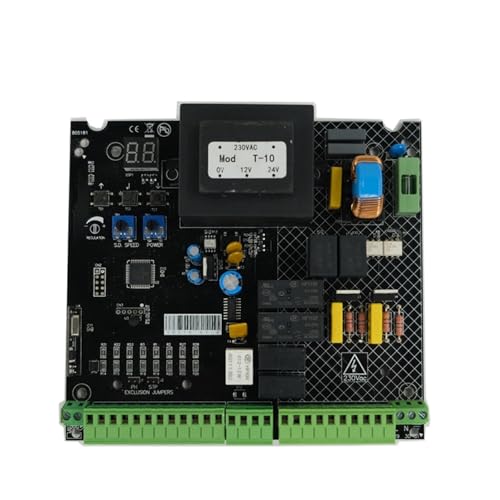 Platine for AC-Automatik-Drehtoröffner, angetriebene Drehtor-Steuerplatine, AC-Motorsteuereinheit, PCB-Controller-Platine(1 board and 4 remote) von YXZKJZJ