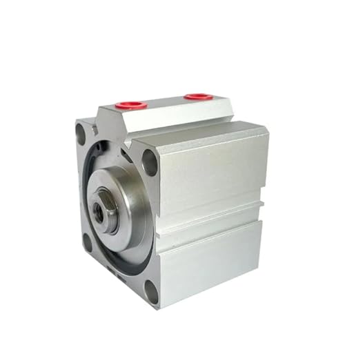 Pneumatischer Zylinder, Bohrung 16/20/25/32/40/50/63/180/100 mm, doppeltwirkend, 5–100 mm Hub, kompakter dünner Luftzylinder für Industriemaschinen(70mm Stroke,100mm Bore) von YXZKJZJ