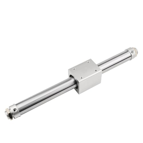 S10x100x200x300 Magnetischer Kolbenstangenloser Zylinder Bohrung 10MM Doppeltwirkend 3 Stange Luft Pneumatischer Zylinder für Industriemaschinen(S10x200) von YXZKJZJ