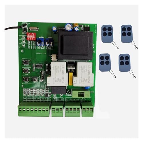Schiebetoröffner-Motorsteuergerät PCB-Controller-Platine Elektronische Kartenplatte for AC-Schiebetoröffner(1 board with 4 key) von YXZKJZJ