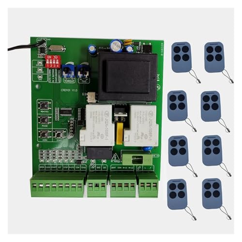 Schiebetoröffner-Motorsteuergerät PCB-Controller-Platine Elektronische Kartenplatte for AC-Schiebetoröffner(1 board with 8 key) von YXZKJZJ