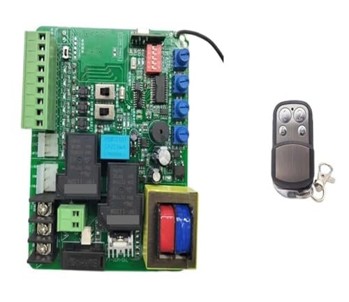 Schiebetür Garagentor Bedienfeld Magnetfeder Endschalter verfügbar mit Verzögerungsfunktion AC(Board 1remote) von YXZKJZJ
