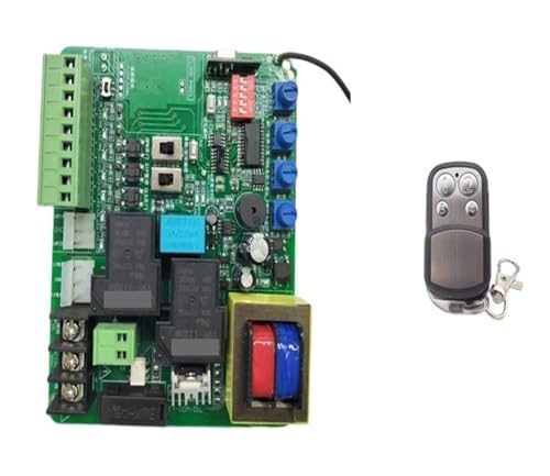 Schiebetür Garagentor Bedienfeld Magnetfeder Endschalter verfügbar mit Verzögerungsfunktion AC(Board 4remote) von YXZKJZJ