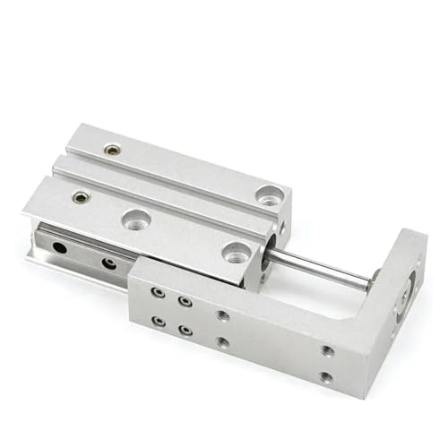 Seitenschienenführungsstangenzylinder Bohrung 6-20 mm Präzisions-Pneumatikzylinder Linear Single Rod für Industriemaschinen(Stroke 50mm,MXH16) von YXZKJZJ
