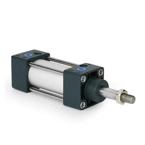 Standard-Pneumatikzylinder 32/40/50/63 MM Bohrung Doppelhubzylinder 25/50/75/100/125/150 MM Hub für Industriemaschinen(40mm,75mm Stroke) von YXZKJZJ