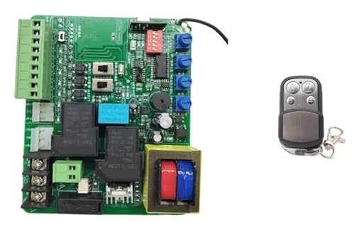 Steuerplatine for AC-Schiebetoröffner, Bedienfeld, magnetischer Federendschalter, erhältlich mit Verzögerungsfunktion AC(Board 6remote) von YXZKJZJ