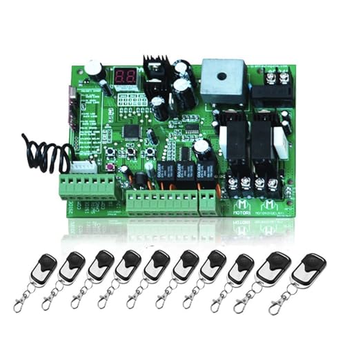 Steuerplatine for AC-Schiebetoröffner, C24V-Drehtoröffner-Motorsteuergerät PCB-Controller-Platine Elektronische Karte(10 Remote control) von YXZKJZJ