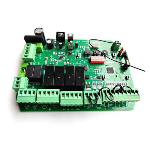 Steuerplatine for AC-Schiebetoröffner, Steuerplatine for den Motor des Drehtoröffners, Hauptplatine nur zur Verwendung mit einem 24-VDC-Motor(1 REMOTE CONTROL KIT) von YXZKJZJ
