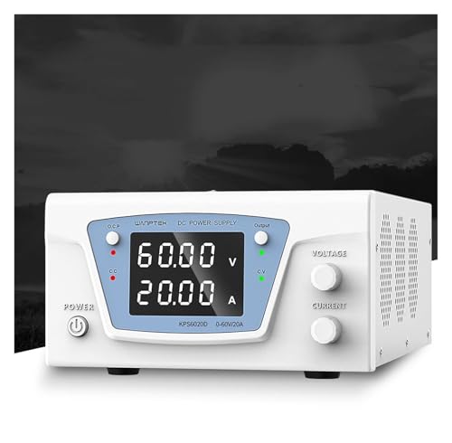 Tisch-Gleichstromversorgung mit variablem Strom, stabilisiertes Gleichstromnetzteil for Labors, einstellbare, variable, digital geregelte Stromversorgung 30 V, 20 A, 60 V, 10 A Hohe Präzision, große R von YXZKJZJ