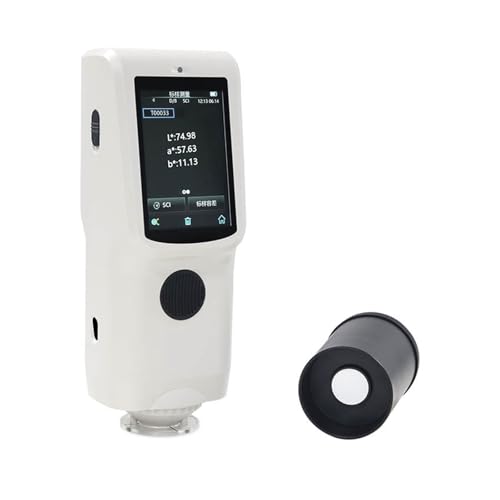 Tragbares Kolorimeter-Farblesegerät, Farbsensor for Erfassen, Anpassen, Vergleichen und Speichern von Farben. CR7 Digitales, präzises Farbmessgerät for Farbe Farbdaten abrufen(Universal Testing) von YXZKJZJ