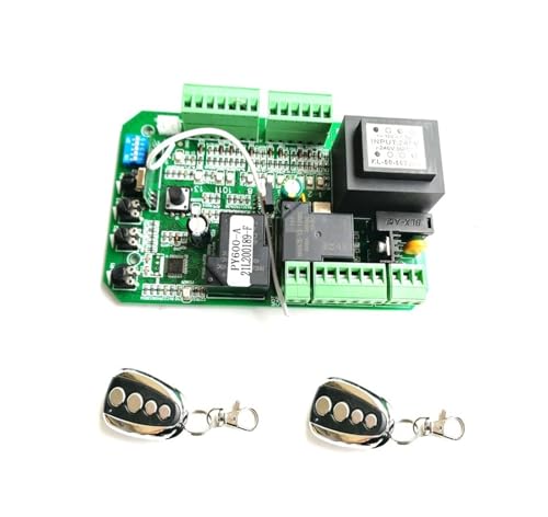 Universal Control Board for Schiebe Tor Motor Opener Motherboard Karte Ersetzt Platine Rolling Code Remote(2 remote control kit) von YXZKJZJ