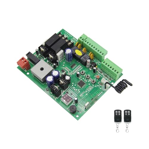 Universal Pull Arm Tür Maschine Motherboard 24V Elektrische Swing Tor Opener Control Board Automatische Tor Tür Controller Aktuator(Board with 2 remotes) von YXZKJZJ