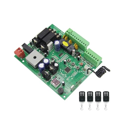 Universal Pull Arm Tür Maschine Motherboard 24V Elektrische Swing Tor Opener Control Board Automatische Tor Tür Controller Aktuator(Board with 4 remotes) von YXZKJZJ