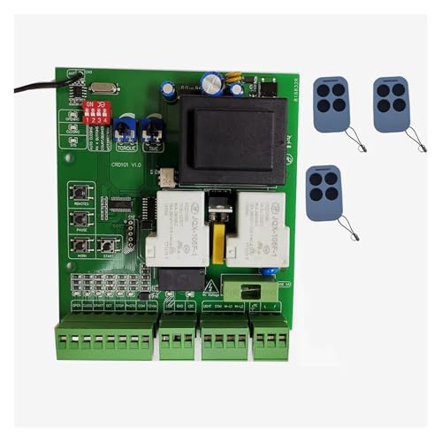 Universalversion AC-Platinensteuerkarte Hauptplatinenplatte for Schiebetoröffnermotor Ersatz PCB Circuit Control Board(1 board with 3 key) von YXZKJZJ