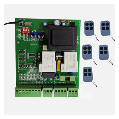 Universalversion AC-Platinensteuerkarte Hauptplatinenplatte for Schiebetoröffnermotor Ersatz PCB Circuit Control Board(1 board with 5 key) von YXZKJZJ