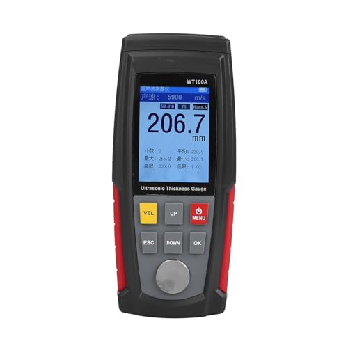 WT100A Hochpräzises digitales Ultraschall-Dickenmessgerät, USB-Aufladung Mehrere Anwendungsszenarien von YXZKJZJ