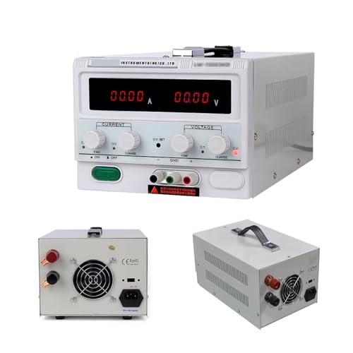 YXZKJZJ 15 V 60 A 60 V 20 A 100 V 5 A Laborstabilisator Gleichstromversorgung variabel, Spannungsregler-Schaltvariable Tischquelle Hohe Präzision, große Reichweite(15V 40A) von YXZKJZJ