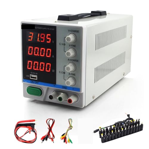 YXZKJZJ 30V 10A Labor DC Netzteil Variable Mit 4-Stellige Anzeige, USB Lade Reparatur Schalt Geregelte Netzteil PS-3010DF Hohe Präzision, große Reichweite(PS-3010DF DC) von YXZKJZJ